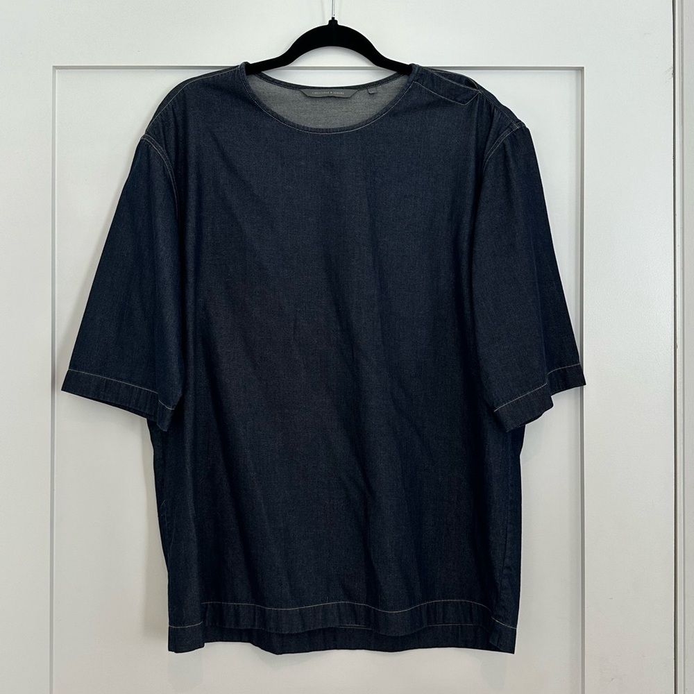 Christophe Lemaire Waxed Denim Shirt